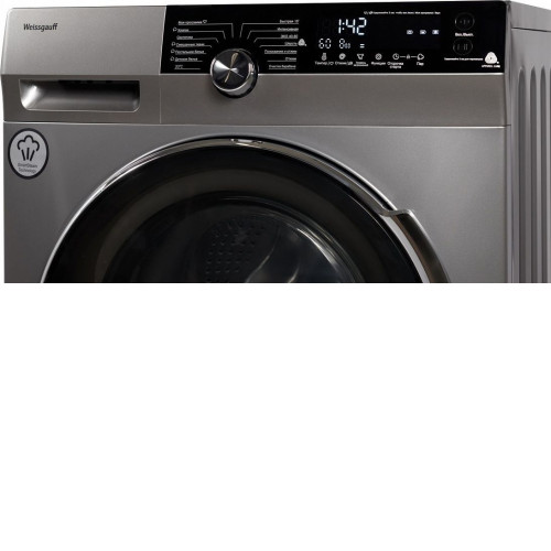 Стиральная машина WEISSGAUFF WM 5649 DC Inverter Steam Silver