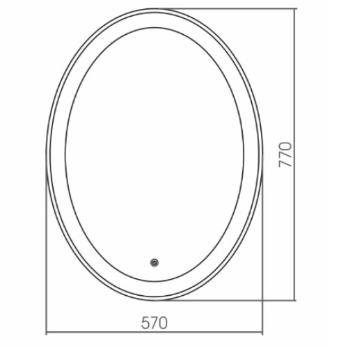 Зеркало GROSSMAN GALAXY 570х770 мм 857770