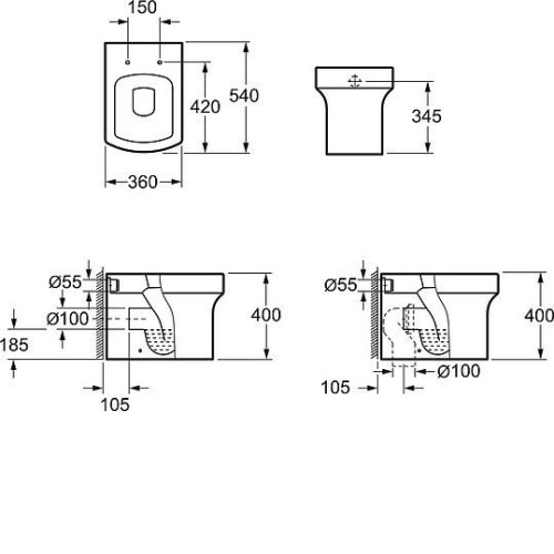 Унитаз GROSSMAN GR-PR3010