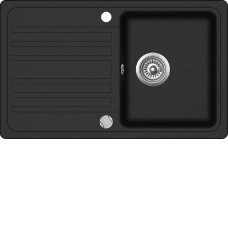 Кухонная мойка AQUASANITA Notus SQ101AW (black metallic 601)