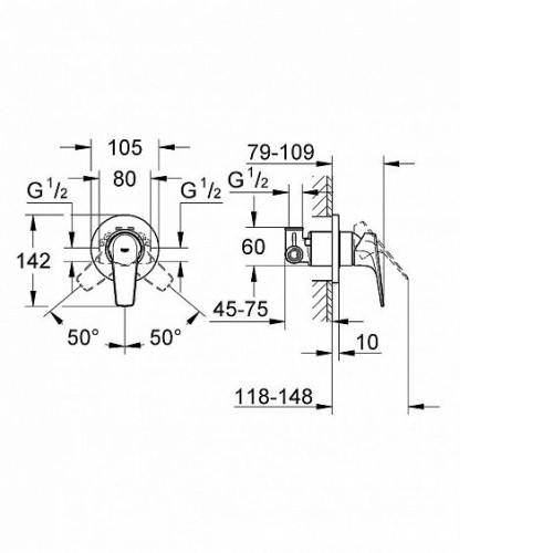 Смеситель GROHE BauFlow 29046000