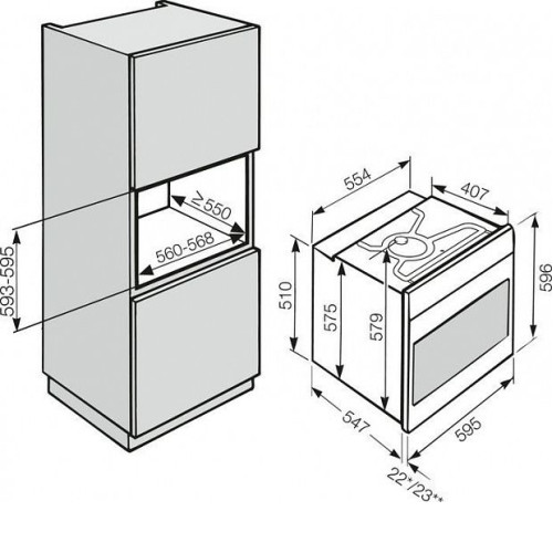 Духовой шкаф MIELE h 5461 bp ix