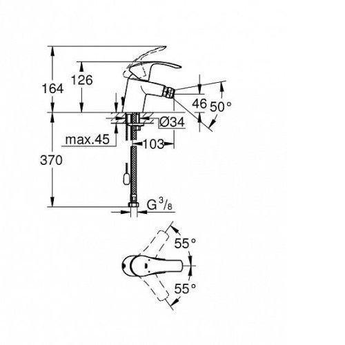 Смеситель GROHE Eurosmart 32927002