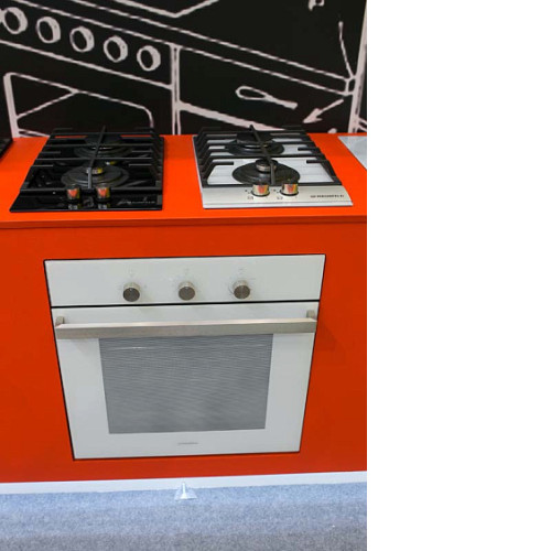 Электрический духовой шкаф MAUNFELD meof.676w (цвет белый+белое стекло)