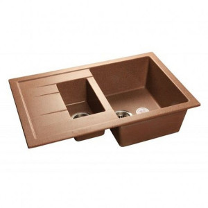 Мойка GRANFEST Quadro GF-Q775KL (775х500) Терракот 307 разм.+крыло 421268