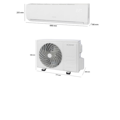 Сплит-система BOMANN CL 6045 QC CB 9000 BTU/h WiFi