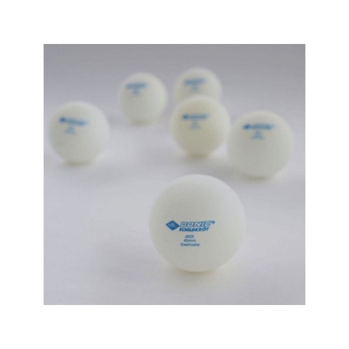 Мячи для настольного тенниса Donic Jade белый (6 штук)