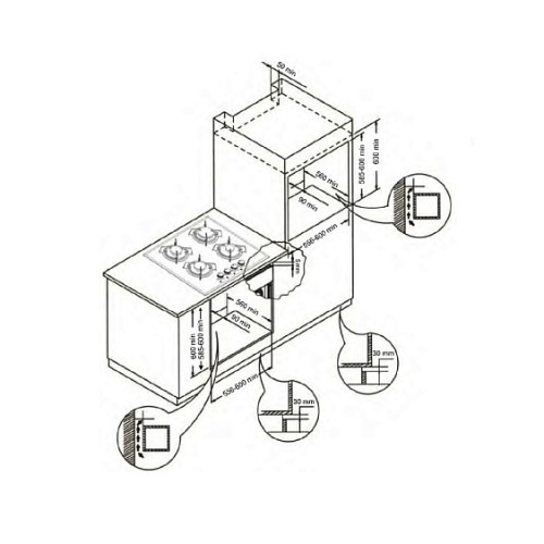 Духовой шкаф EVELUX EO 640 IR
