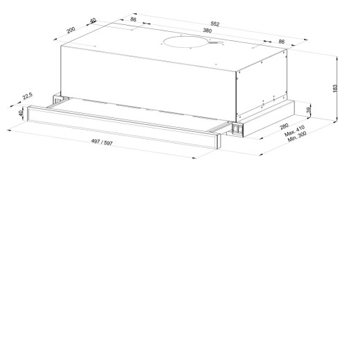 Вытяжка KUPPERSBERG SLIMLUX 60 C