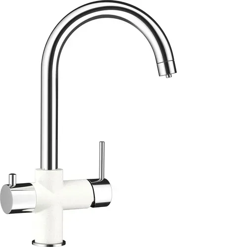Смеситель SCHOCK Ares Cristalite сталь/альпина