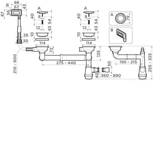 Арматура OMOIKIRI WK-1,5-UN-IN (4956778)
