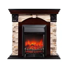 Камин REALFLAME DUBLIN LUX STD/EUG DN и Fobus BL (LUX)