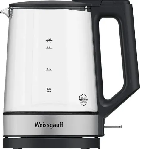 Чайник WEISSGAUFF WK 1700 EcoGlass Graphite