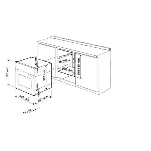 Духовой шкаф INDESIT fa 557 j k.a ix