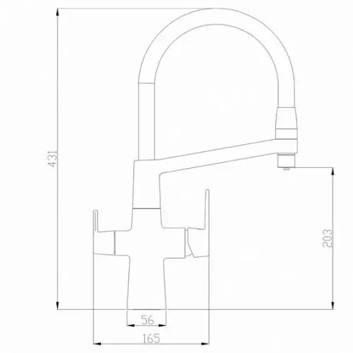 Смеситель ZORG SH 818-8 BRONZE