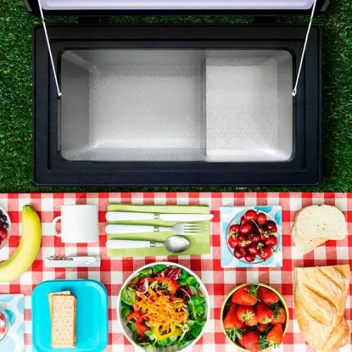 Автохолодильник INDEL B Travel Box STEEL TB46 STEEL BLACK