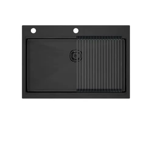 Кухонная мойка PAULMARK VAST-PRO PM707551-GM
