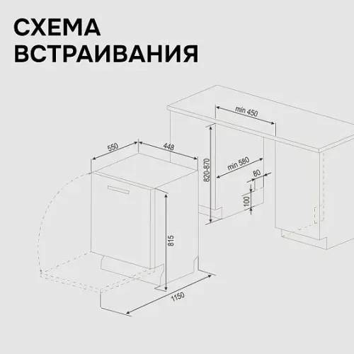Посудомоечная машина ZIGMUND & SHTAIN DW 310.4