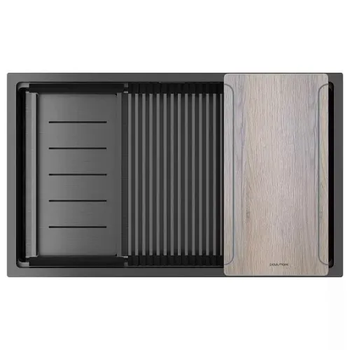 Кухонная мойка PAULMARK NEXT-MULTI SINK PM787445-GM