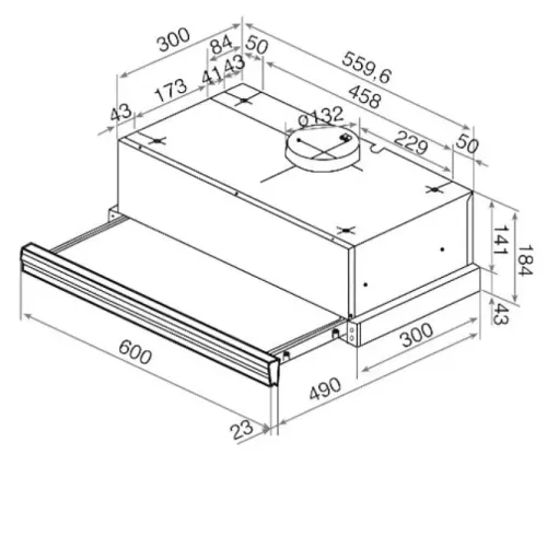 Вытяжка под шкаф TEKA cnl2-2002 white