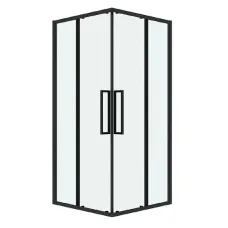 Душевое ограждение GROSSMAN 300.K33.02.9090.21.00 черный матовый Душевое ограждение GROSSMAN 300.K33.02.9090.21.00 черный матовый