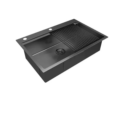 Кухонная мойка PAULMARK VAST-PRO PM707551-GM