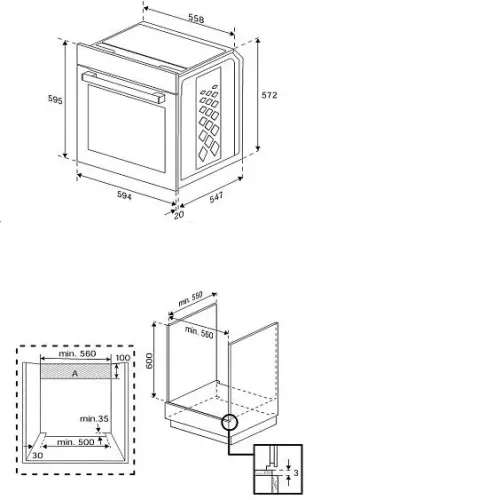 Духовой шкаф GRUNDIG GEBM12300GC