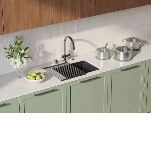 Кухонная мойка OMOIKIRI Kata 56-U/I Side-BL (4997583)