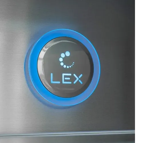 Холодильник LEX LCD505 steel skin Cross Door