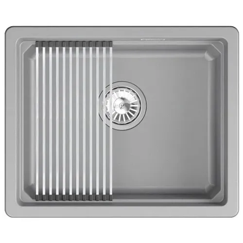 Кухонная мойка GRANULA KS-5501iU алюминиум