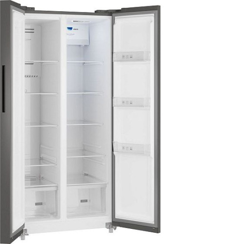 Холодильник WEISSGAUFF WSBS 500 Inverter NoFrost Dark Grey