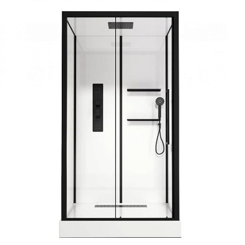 Душевая кабина ACQUAZZONE Viktoria 115SL BLACK
