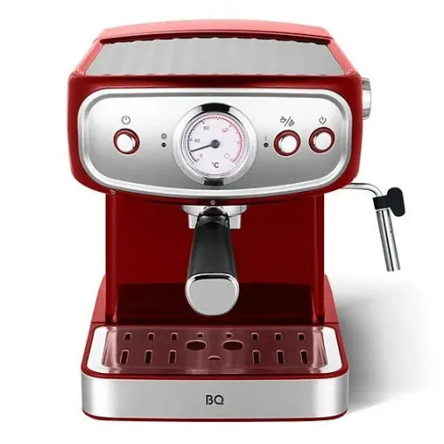 Кофеварка BQ CM1006 красный-стальной
