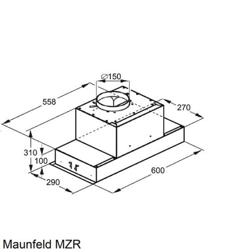 Вытяжка MAUNFELD MZR 60 белый