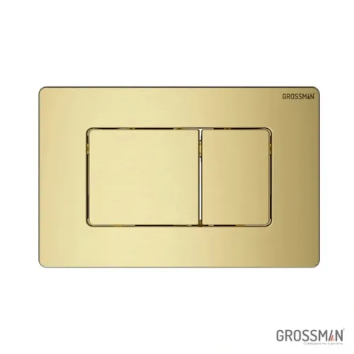 Комплект GROSSMAN инсталляция 900.K31.01.000 + клавиша смыва 700.K31.04.32M.32M золото сатиновый + унитаз GR-4455GMS