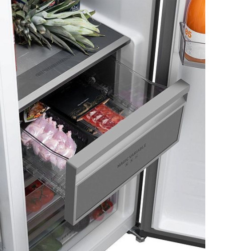 Холодильник WEISSGAUFF WSBS 1036 Inverter NoFrost Premium Dark Inox