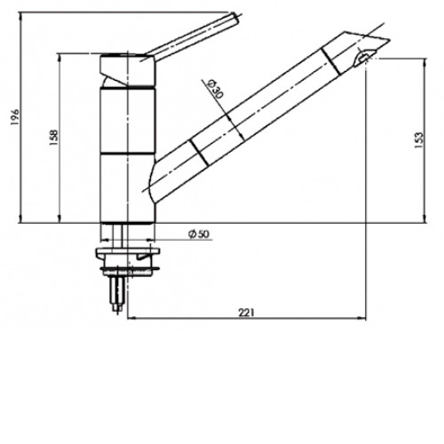 Смеситель для мойки REGINOX GOYA Alaska K700K