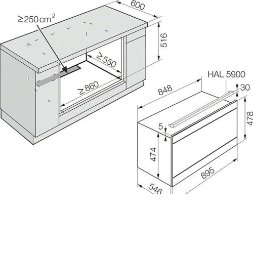 Духовой шкаф MIELE h 5981 bp (ice) алюминий