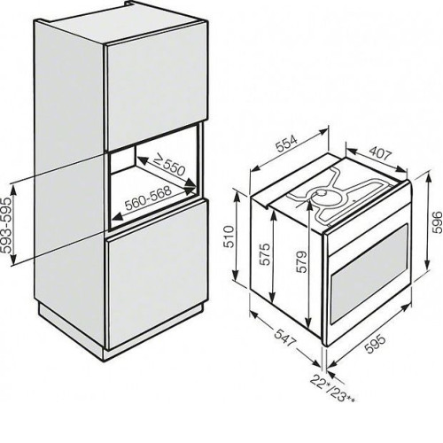 Духовой шкаф MIELE h 4810 b bk