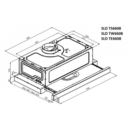 Вытяжка SCHAUB LORENZ SLD TE6608