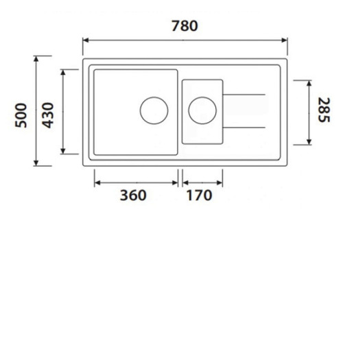 Кухонная мойка KAISER KG2M-7850-SB