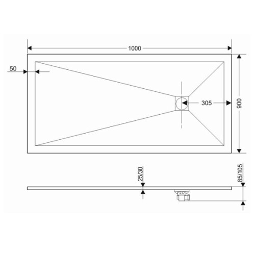 Экран для поддона GROSSMAN GR-S290100Q Strong
