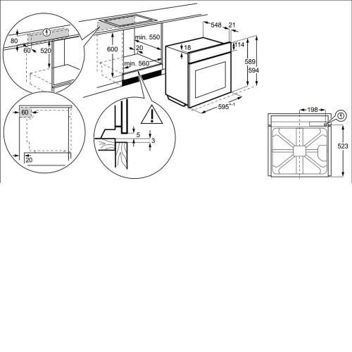 Духовой шкаф ELECTROLUX EOC5E70X
