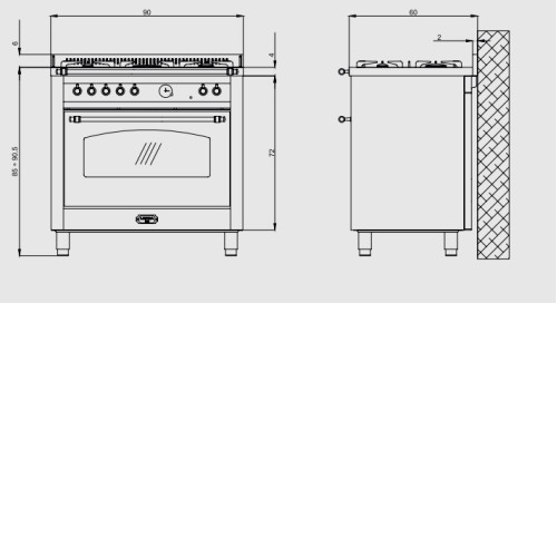 Варочный центр LOFRA RNMG96GVGT/Ci CHROME