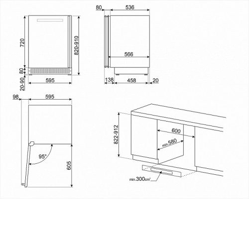 Винный шкаф SMEG CVI138LG