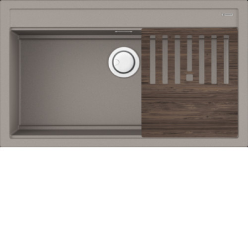 Кухонная мойка Omoikiri Kitagawa 86-LB-GR Artceramic/Leningrad grey (4993796)