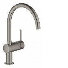 Смеситель GROHE Minta 32917AL0 темный графит матовый