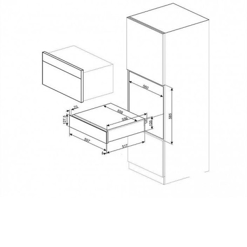 Подогреватель посуды SMEG CPR915X