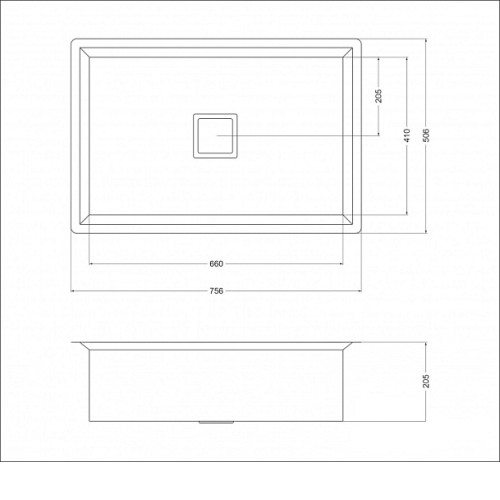 Кухонная мойка OULIN OL-FTR201R