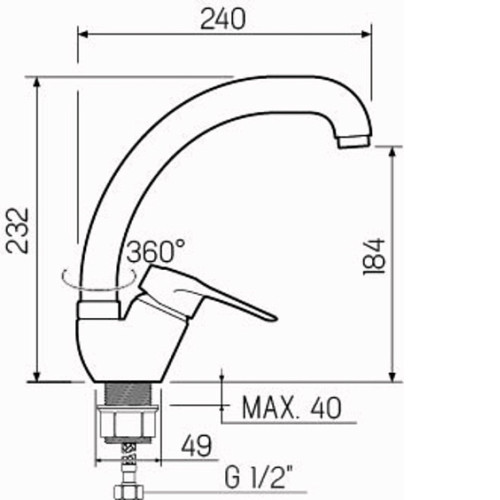 Смеситель РМС SL55-011F